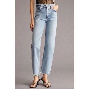 Citizens of Humanity Florence Wide Straight Leg Crop Jeans Size 31 Adorn Color